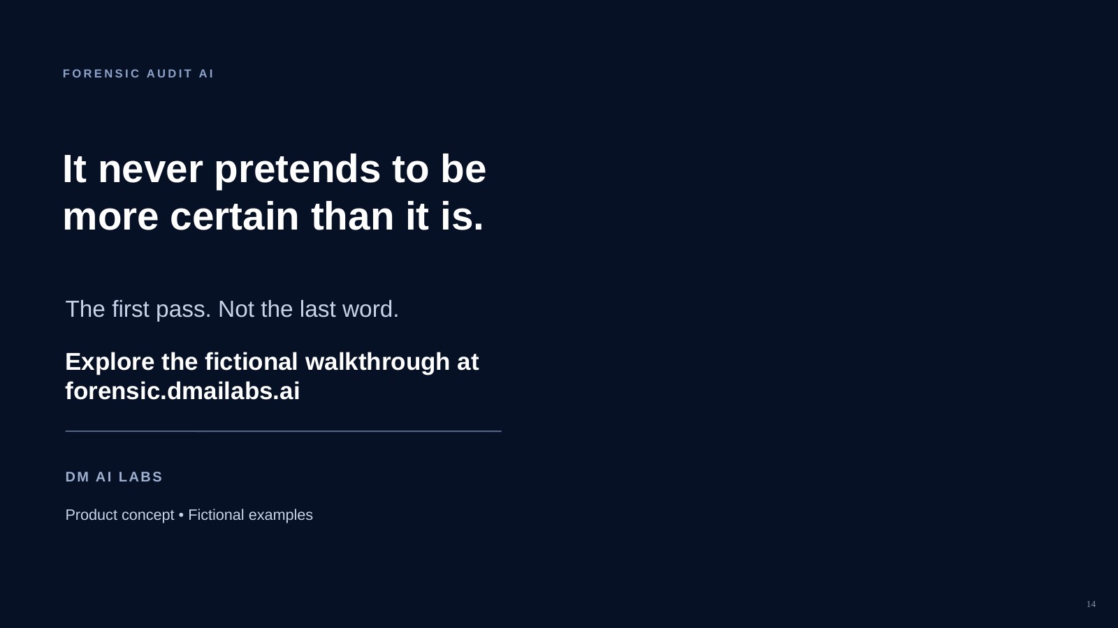 Slide 14: Explore the walkthrough